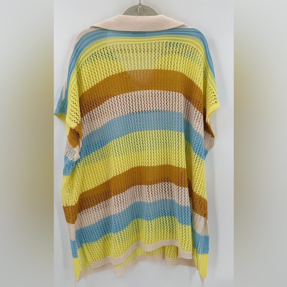 Maeve Anthropologie Striped Knit Cover-Up Dress Swim One Size - Picture 5 of 6